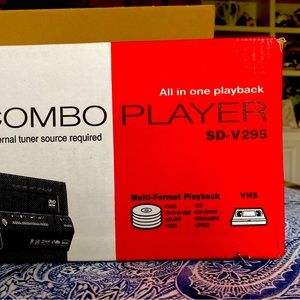 New in Box Toshiba SD-V295 DVD / VCR Combo.  Free Shipping